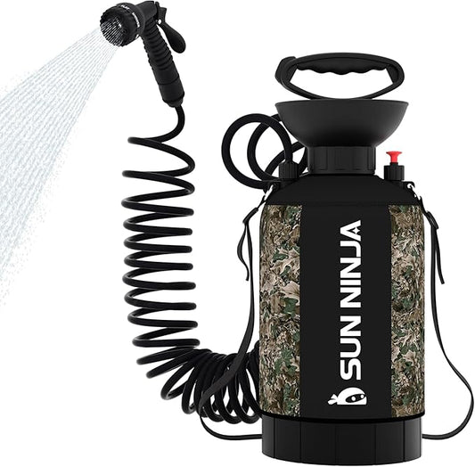 SUN NINJA Portable Shower, Camping Shower by SunNinja