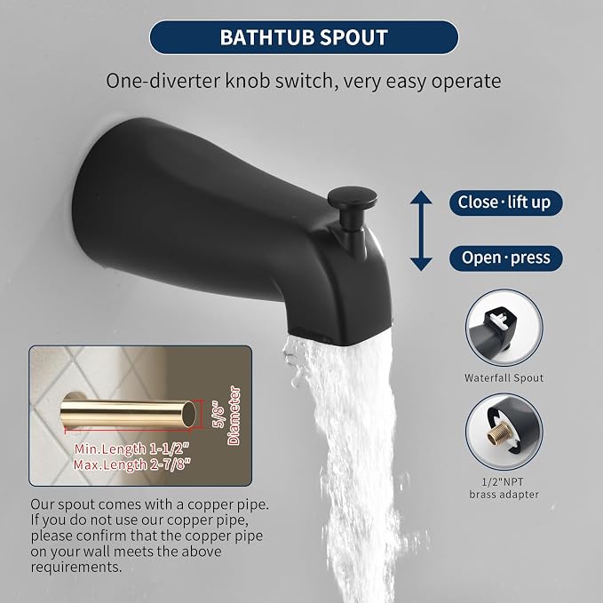 2 Handle Shower Faucet Set - Image 6