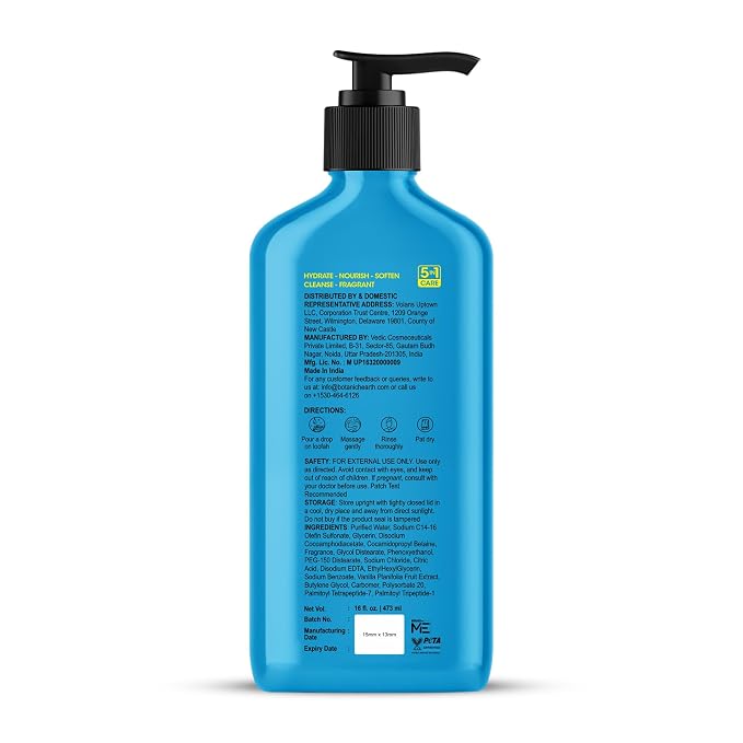 Botanic Hearth Vanilla Body Wash – Hydrating 5-in-1 Shower Gel - Image 4