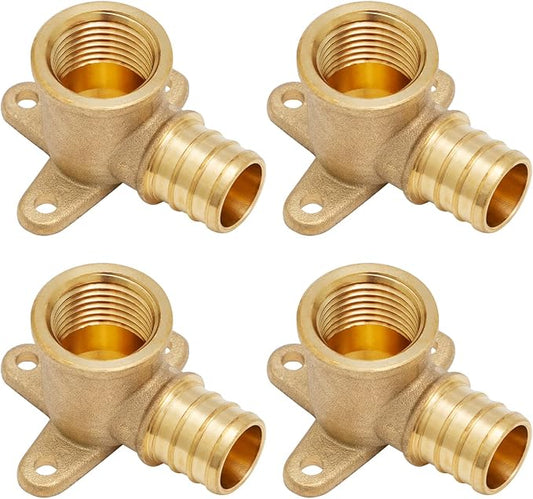 SUNGATOR 4-Pack PEX 3/4" x 1/2" Female NPT Drop Ear Elbow, from PEX to Threaded by SUNGATOR