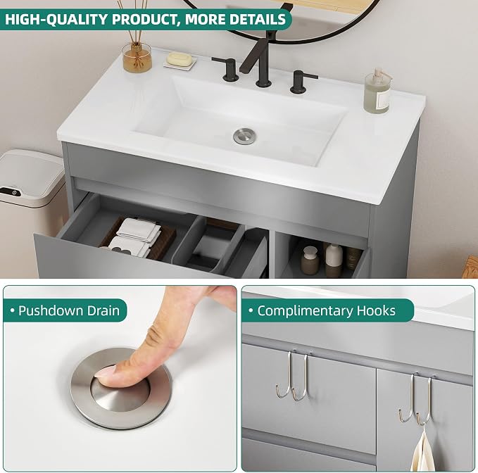 YITAHOME 36 Inch Bathroom Vanity - Image 3