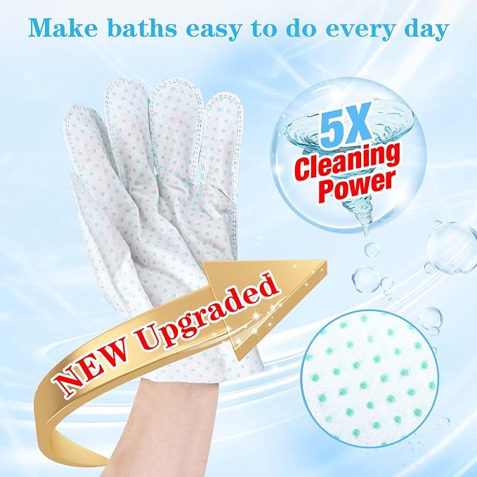 Dog Cleaning Gloves Wipes 30pcs Deodorizing Disposable Pet Grooming Bathing - Image 2