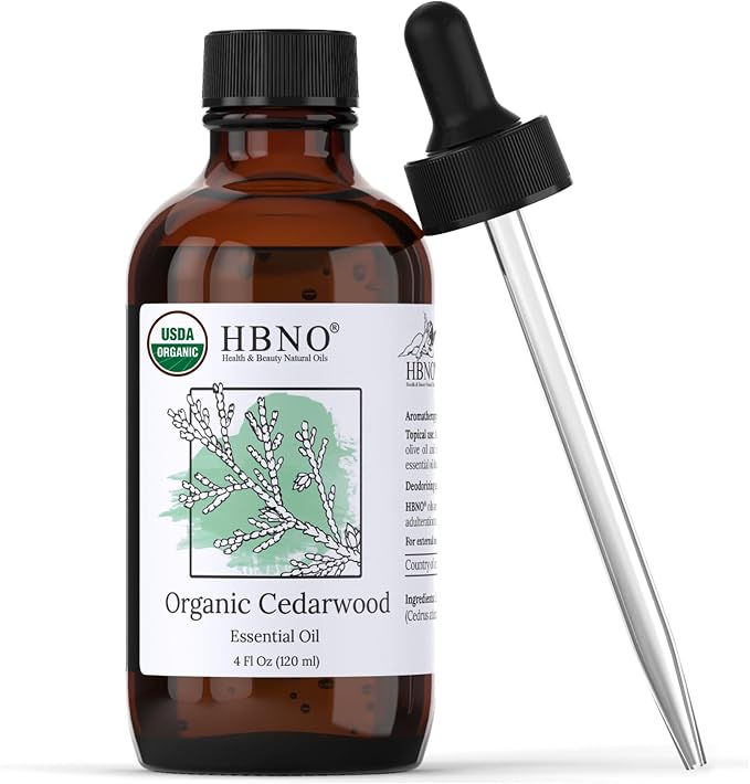 HBNO Organic Cedarwood Essential Oil by HBNO