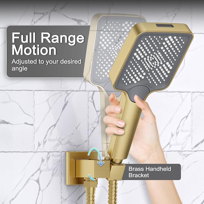 Shower System 13-Inch Rainfall Shower Head - Image 4