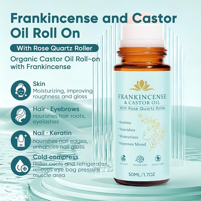 Frankincense and Castor Oil, Castor Oil Roll On - Image 2