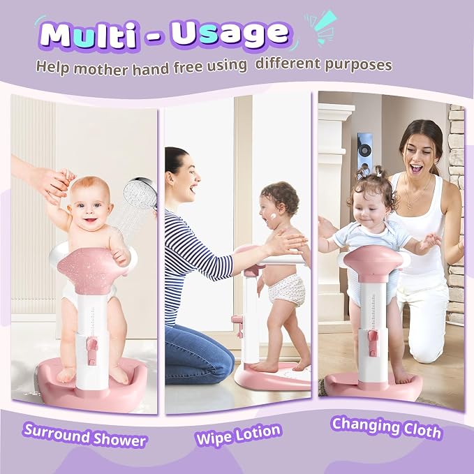 COOSEYA® Baby Shower Stand, Toddler Bath Stand Support - Image 6
