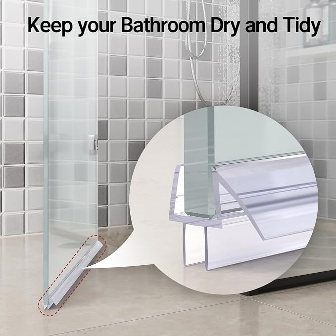 AmazerBath 3 PCS Shower Door Bottom Seal - Image 6