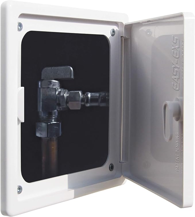 Access Panel 6x6 with Door Plastic White by EASY-EXS