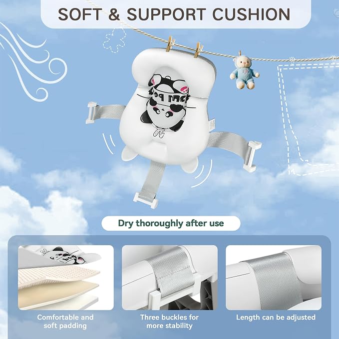 Collapsible Baby Bathtub for Newborn to Toddler, Portable Baby Bath Tub for - Image 6