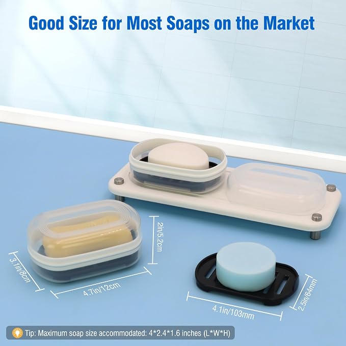 Soap Box, Travel Soap Container, Bar Soap Case - Image 4