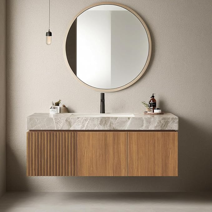 Ambrovina 48" Floating Bathroom Vanity by Unknown