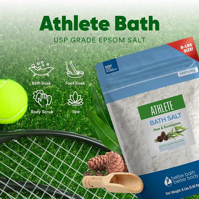 Athlete Bath Salt 128 Ounces Epsom Salt - Image 4