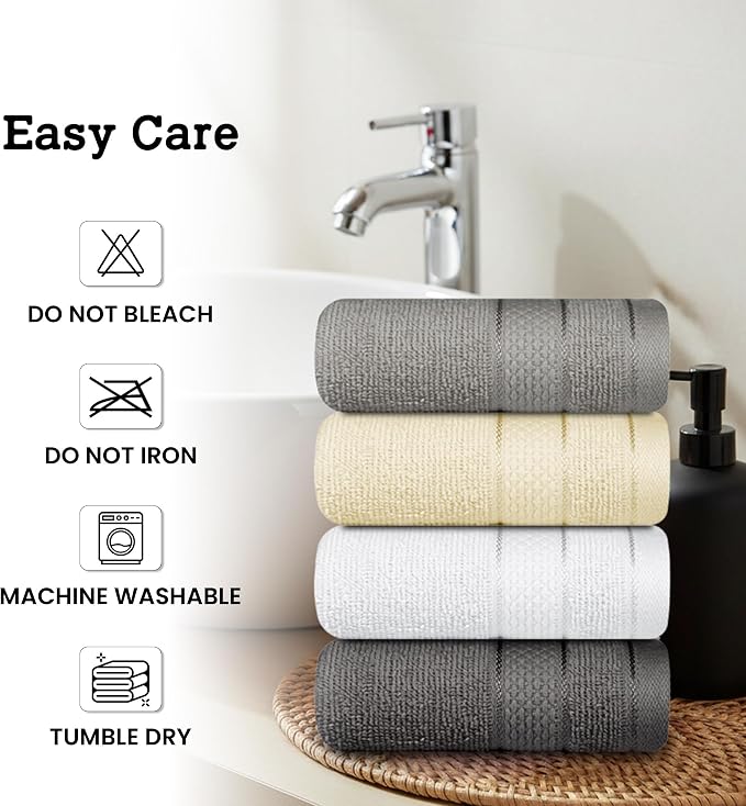 Casa Lino Face Towels & Body Wash Cloths - Image 6