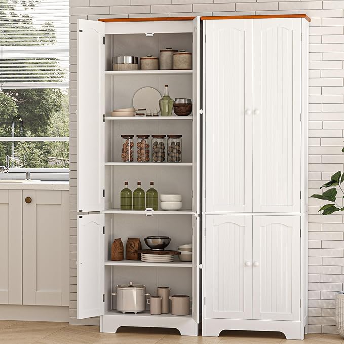 72.2'' Pantry - 4 Door Kitchen Cabinet - Image 8