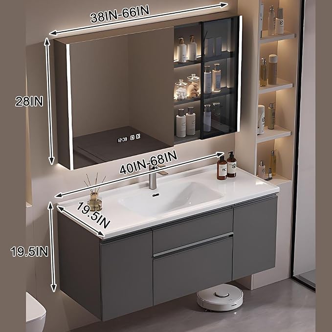 64IN Modern Bathroom Vanity - Image 2
