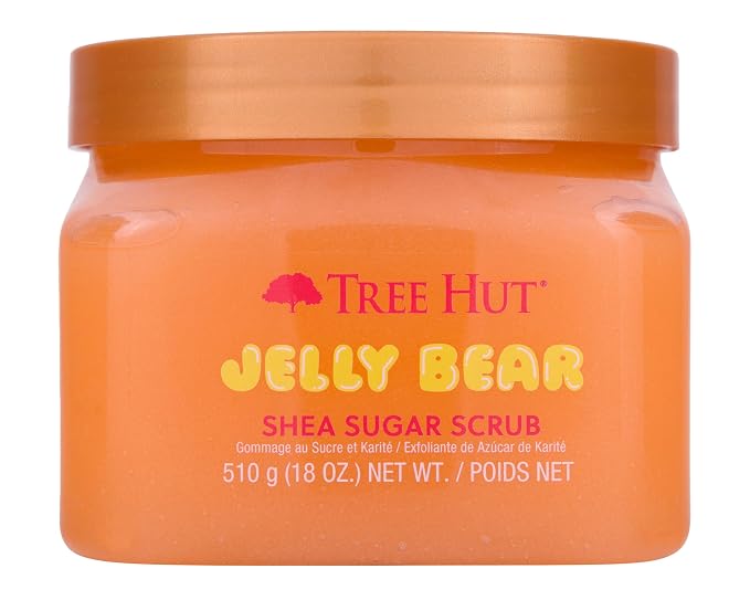 Tree Hut Jelly Bear Shea Sugar Scrub, Exfoliating, Hydrating & Moisturizing by TreeHut
