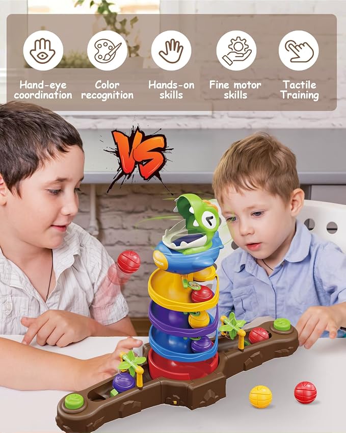 Dinosaur Ball Drop Toy for 3 4 5 6 7 8 Years Old Kids, Dino Spin Twister - Image 2