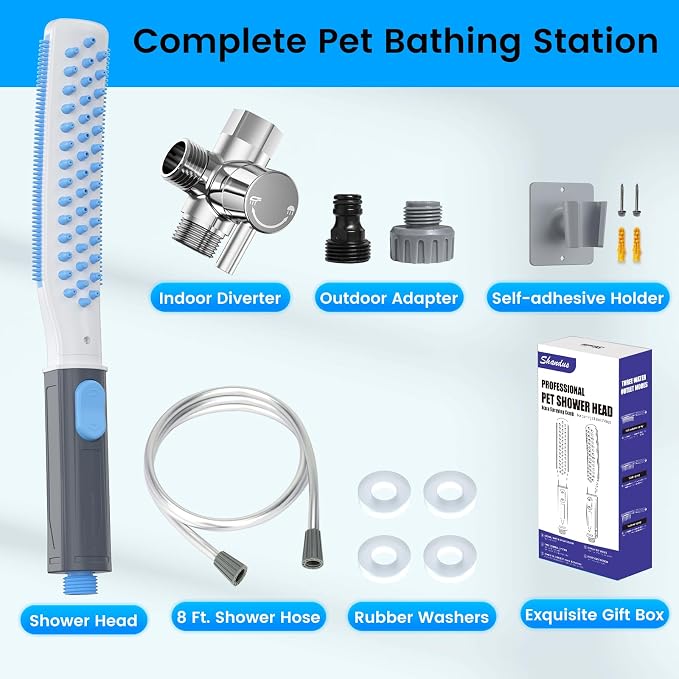 Dog Shower Attachment, Dog Washing Hose Attachment - Image 6