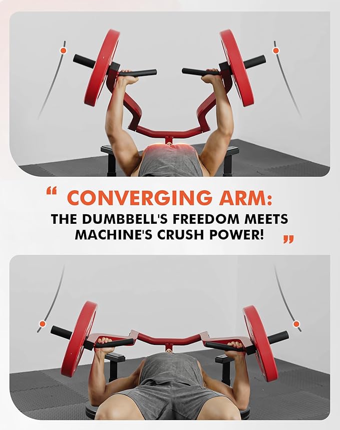 GMWD Chest Press Machine, 1050LBS Bench Press Machine - Image 3