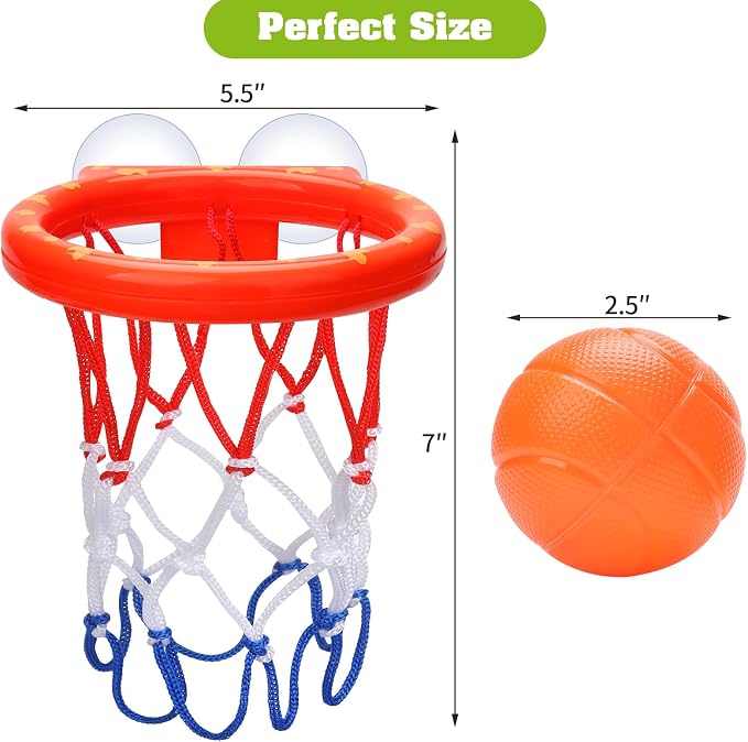 Bath Toys - Bathtub Basketball Hoop - Image 6