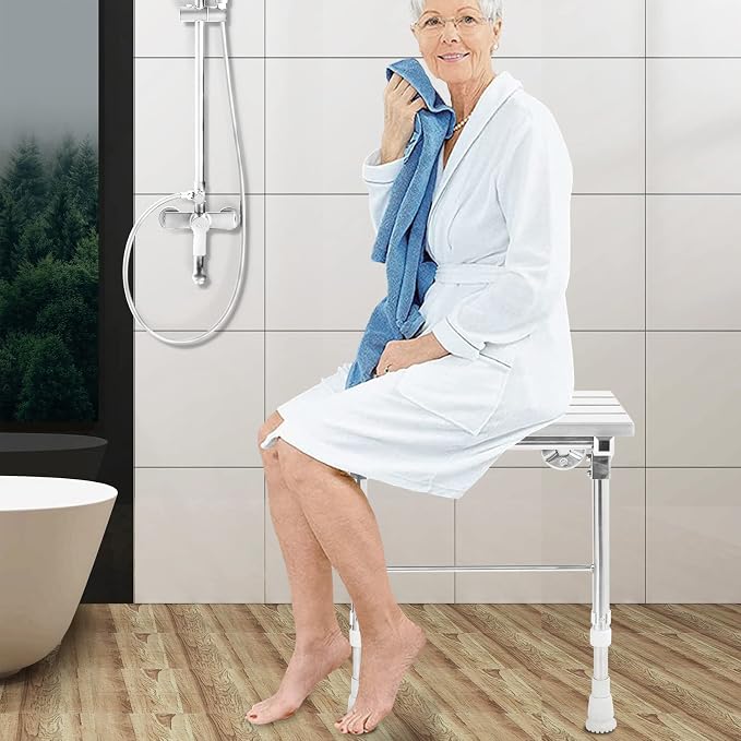 Folding Shower Seat Wall Mounted - Image 3