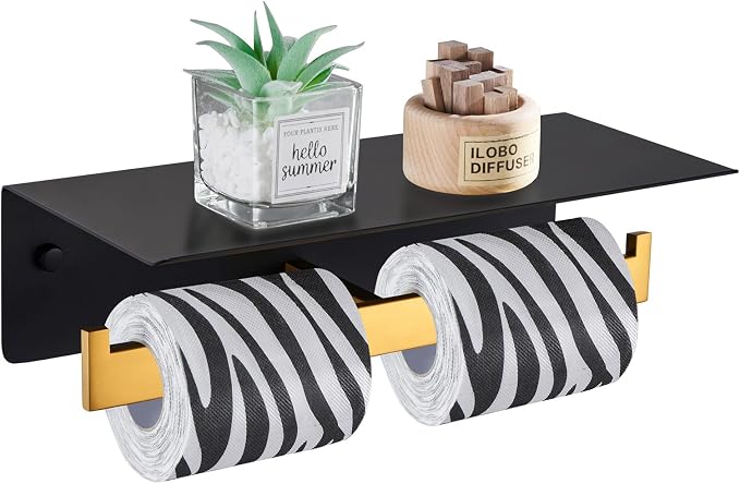 Angle Simple Double Toilet Paper Holder by AngleSimple