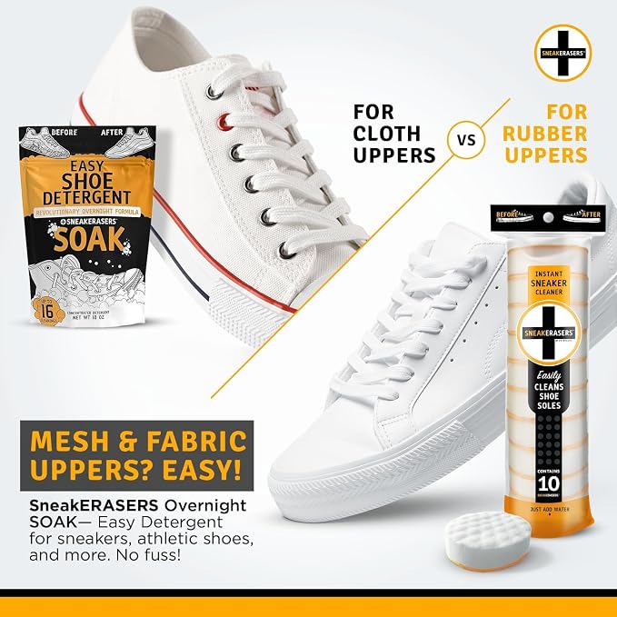 SneakERASERS Instant Sneaker Cleaner, Premium Shoe Cleaning Kit - Image 5