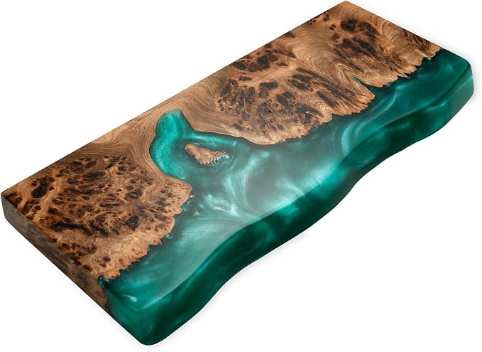 RWA Live Edge Floating Shelf – Unique Wood Floating Shelf by RWAresinwoodart