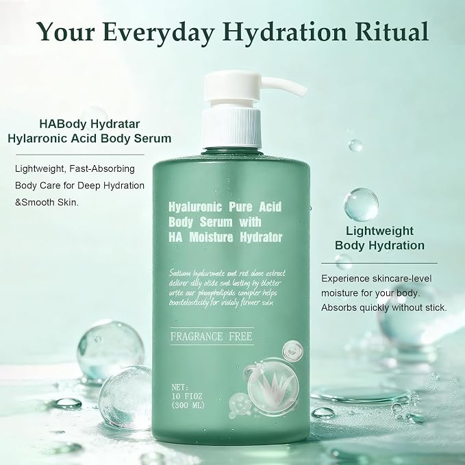 HA Body Hydrator Hyaluronic Acid Body Serum, Hyaluronic Acid Serum - Image 3