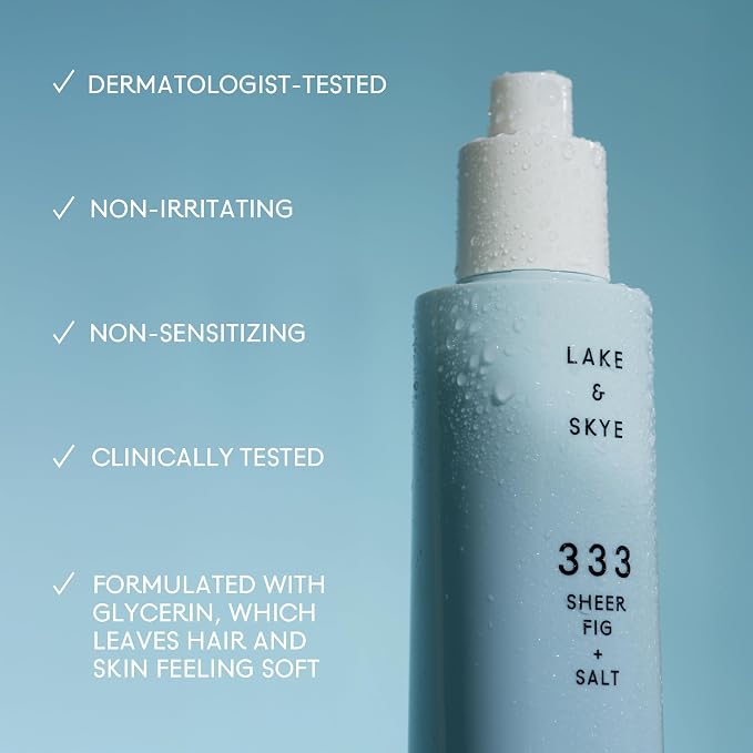 Lake & Skye 333 Sheer Fig + Salt Hair & Body Mist 3.4 Fl Oz, Grapefruit Blossom - Image 4