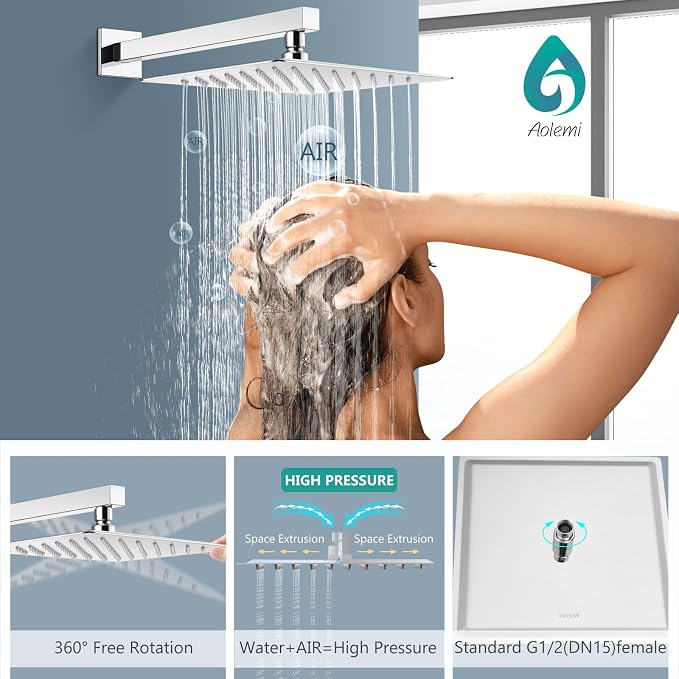 Aolemi Shower Faucet Set, High Pressure Shower System - Image 7