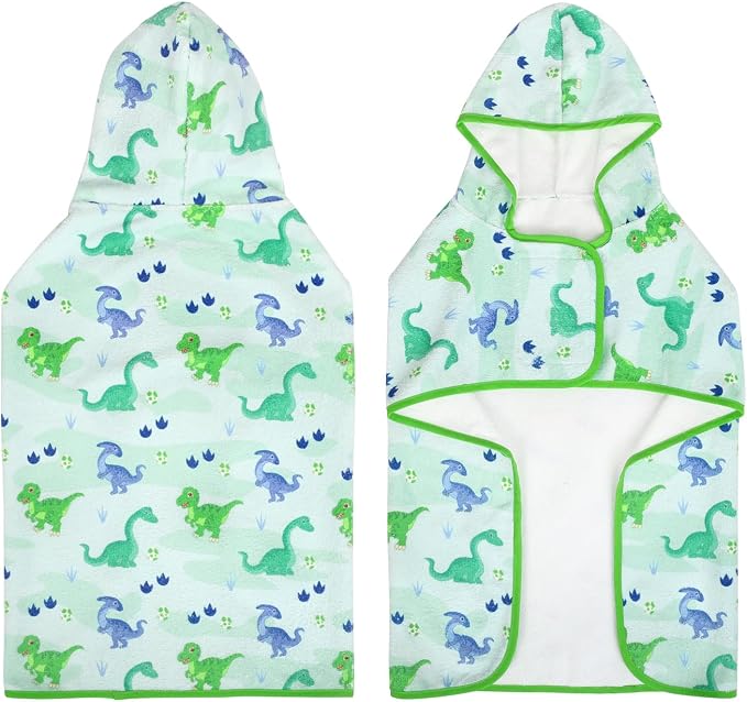 HDE Dog Bathrobe Super Absorbent Quick Drying Puppy Towel Wrap Coat Adjustable - Image 5
