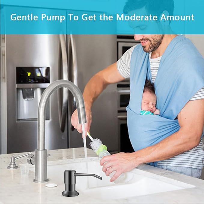 Soap Dispenser for Kitchen Sink, Kichen Sink SoapDispenser, Under Sink - Image 5