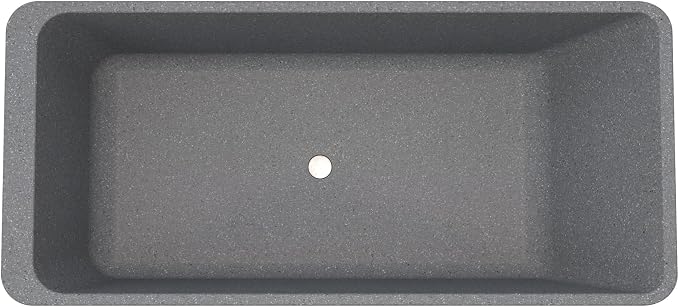 65'' Stone Resin Solid Surface Freestanding Bathtub, Terrazzo Bathtub Soaking - Image 5