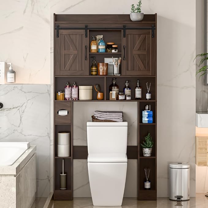 Farmhouse Storage Cabinet Over Toilet by Vabches