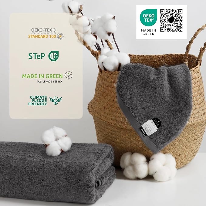 SEMAXE 4-Pack Luxury Bath Towels - Image 7