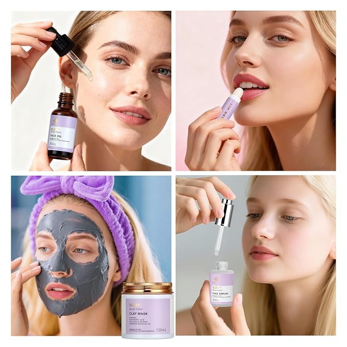 Skin Care Set for Women, Essential Oil, Scented Candle, Lavender Scented - Image 7