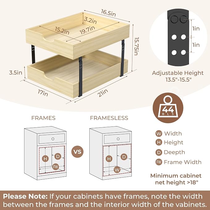 COOLBEBE 2 Tier Pull Out Drawers - Image 2