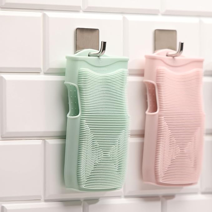 Innobaby Double Sided Silicone Massage Mitt Bath Scrubber Shower Brush & Scalp - Image 6