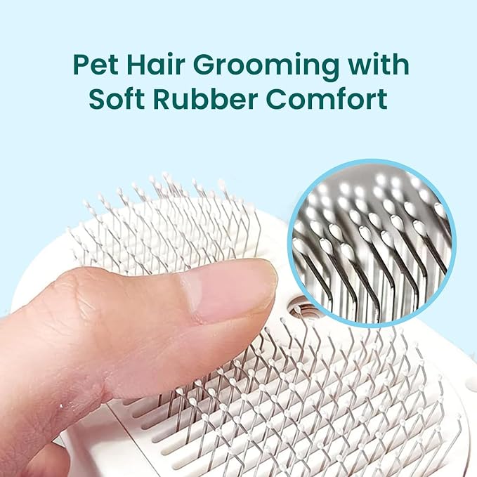 Pet Steam Brush for Dog & Cat, 3 in 1 Spray Hair Removal Comb for Shedding & - Image 4