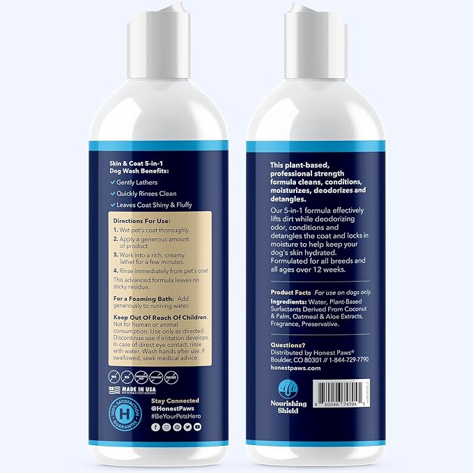 Honest Paws Dog Shampoo and Conditioner - Image 7