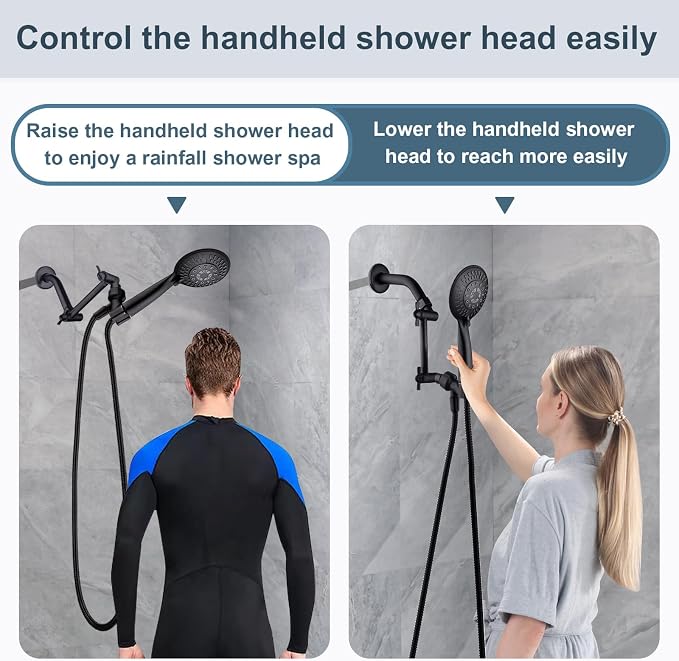 BRIGHT SHOWERS Brass Shower Arm Extender - Image 5