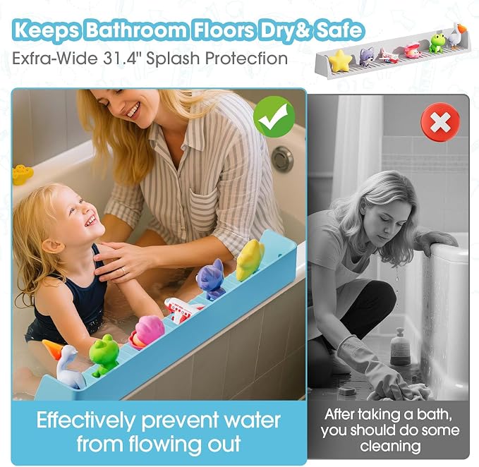 Bathtub Splash Guard for Kids - Image 3