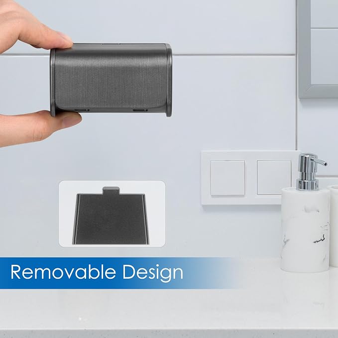2 PCS Toothbrush Holder Wall Mounted - Image 3