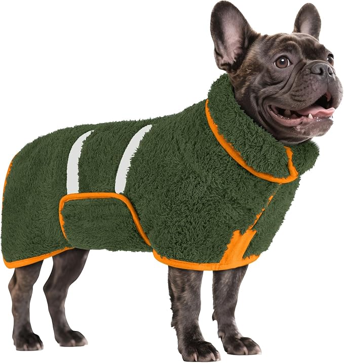Bienbee Dog Bathrobe, Quick Drying Super Absorbent Dog Robes by Bienbee