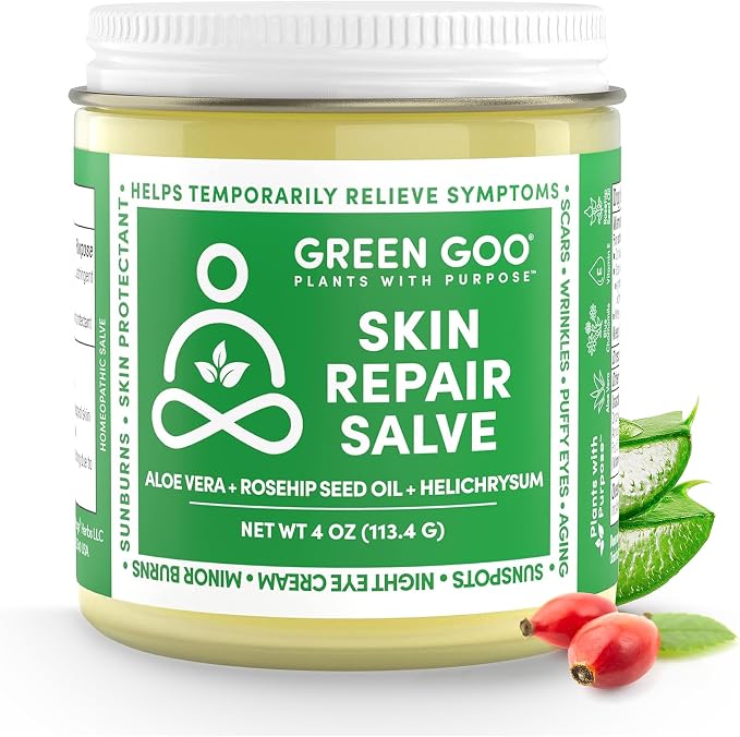 Green Goo Skin Repair Healing Salve, Natural Body & Face Moisturizer - Image 5