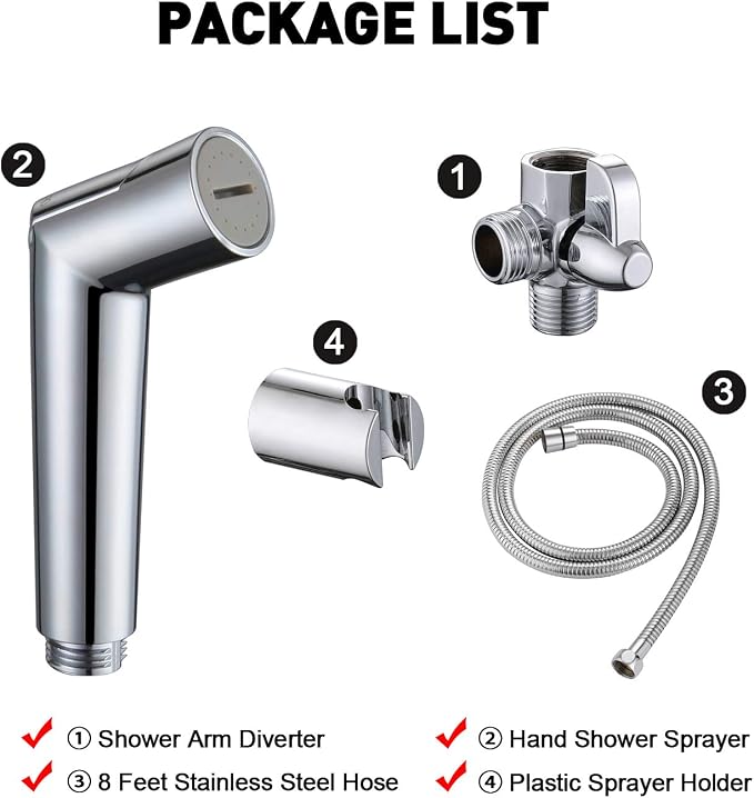 SUMERAIN Pet Shower Sprayer, Dog Shower Attachment - Image 6