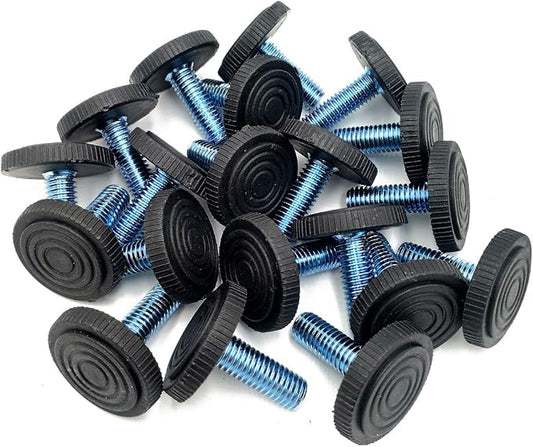20 PCS Leveling Feet, Adjustable Furniture Feet, M8 Screw On, Anti-Scratch by Grekywin