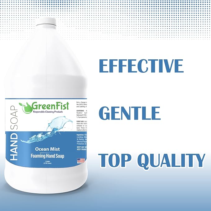 GreenFist Foaming Hand Soap Refills Ocean Mist Scent Foam Refill - Image 2