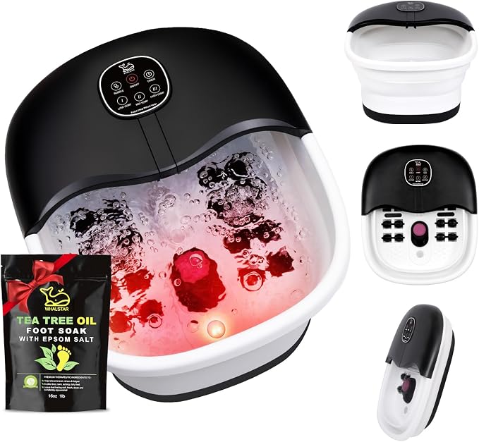 Collapsible Foot Spa Bath Massager by Unknown